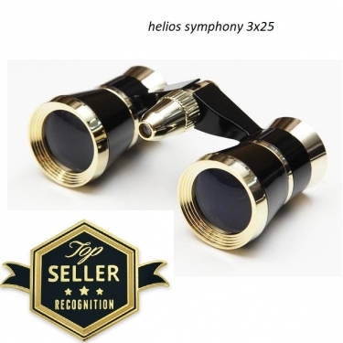 Helios Symphony Black/Gold 3x25 Opera Glasses